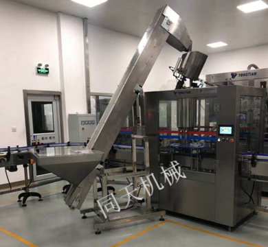 旋轉(zhuǎn)式自動理蓋上蓋壓蓋充氮一體機
